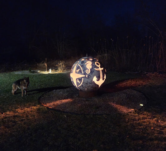 57" Burn Ball - WWII Navy Buoy